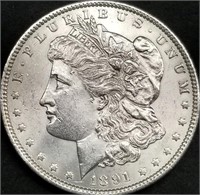 1891-P US Morgan Silver Dollar BU
