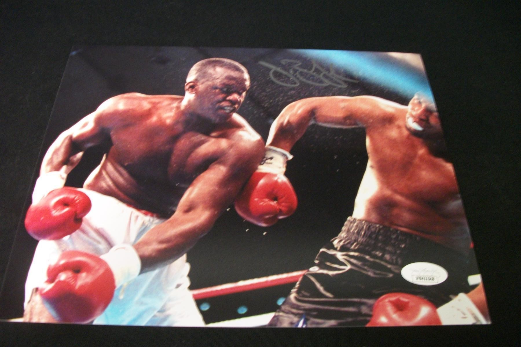 Buster Douglas Signed 8x10 Photo JSA Witnessed