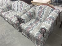 Love seat and chair