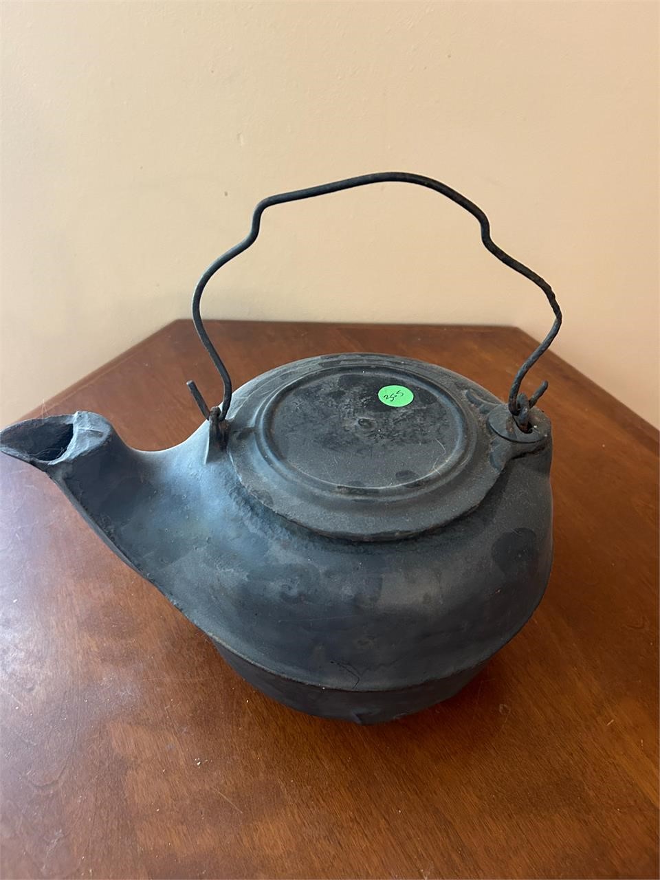 Antique Cast Iron Kettle