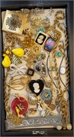 1 Tray Costume Jewelry