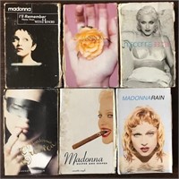 Lot of 6 Cassette Singles - MADONNA