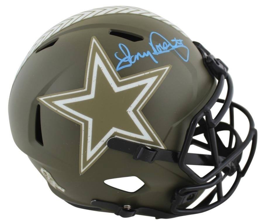 Autographed Tony Dorsett Cowboys Helmet