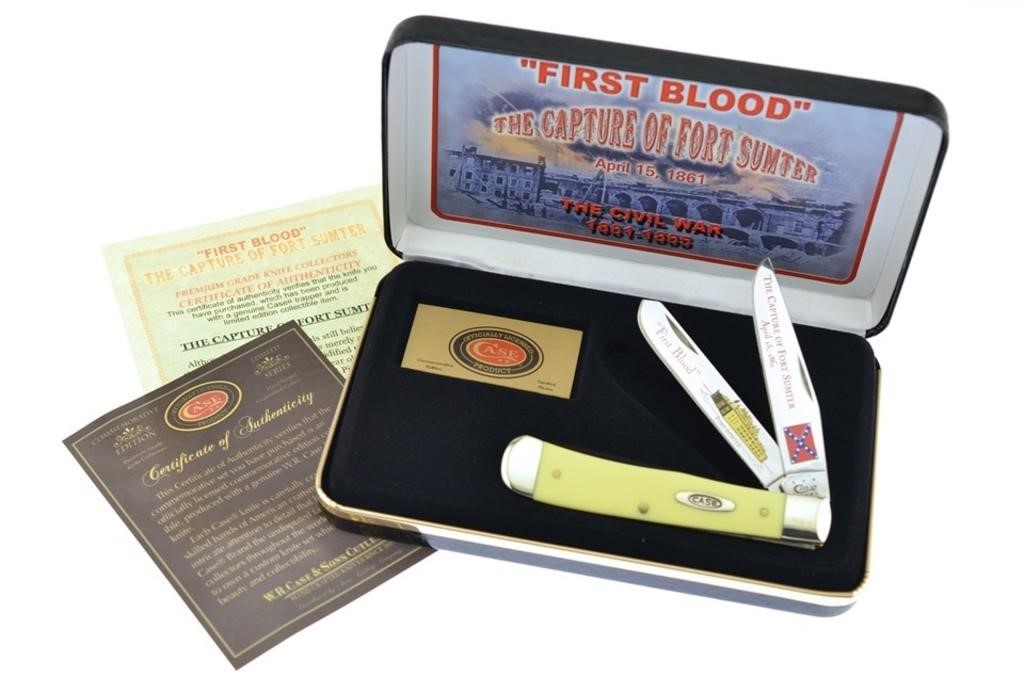 CASE FORT SUMTER TRAPPER KNIFE