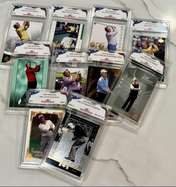 Random Pull Jack Nicklaus PGC Graded Card Lot