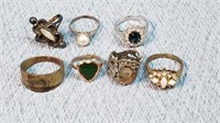 7- Vintage Rings