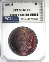 1881-S Morgan MS66 PL LISTS $650