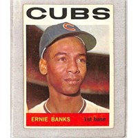 1964 Topps Crease Free Ernie Banks