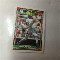 Baseball MLB 1992 #402 Joe Carter #402 Blue Jays