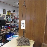 ANTIQUE IRON LAMP BASE