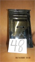 Metal wall mount mailbox