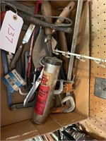 Box of miscellaneous tools