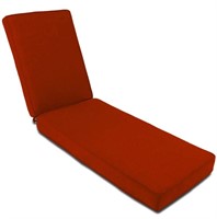 Red Patio lounge cushion
