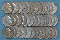Roll of Washington Silver Quarters