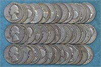 Roll of Washington Silver Quarters