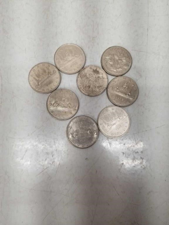 Canadian Silver Dollar Lot