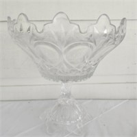 Stemmed Crystal Glass Bowl