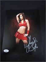 MADISON RAYNE SIGNED 8X10 PHOTO AEW JSA COA