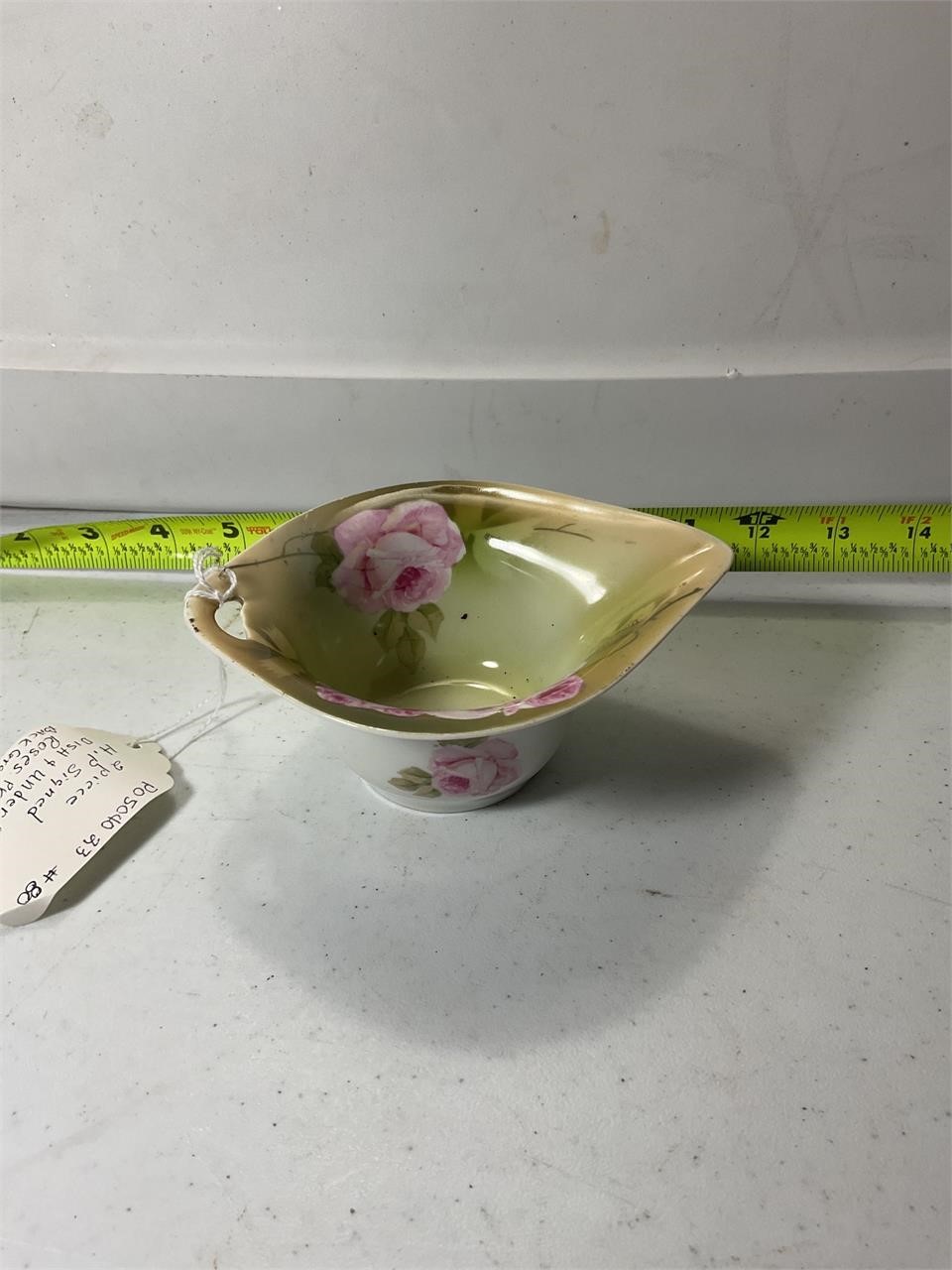 Vintage PSAG Bavaria Rose Hand Painted Creamer