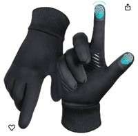 LOUXPERT Winter Gloves for Men Cycling: