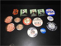 Lot of Vintage Pinback Buttons