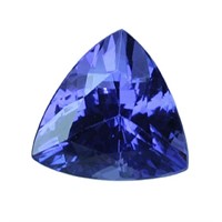 Genuine Trillion Cut 4mm Tanzanite