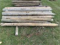 Used Treated Fence Posts ( 5" x 8') /EACH