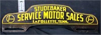 Vintage Studebaker LaFollette, TN tag topper