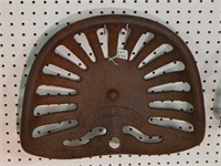 Cast iron mcCormick  tractor seat