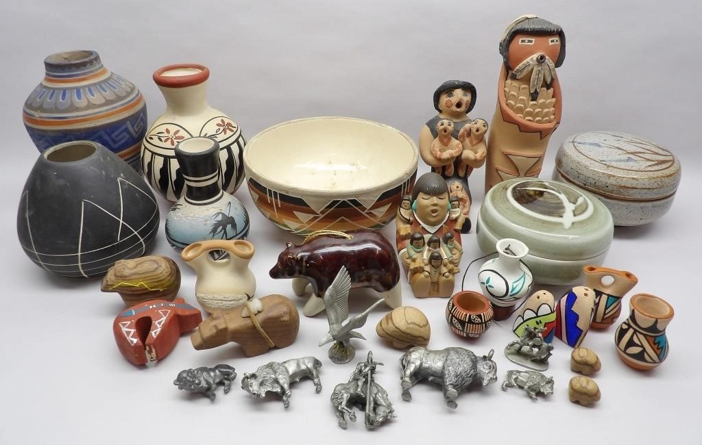 Southwest Pottery, Pewter Figurines
