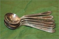 6 Sterling Silver Soup Spoons