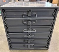 Sliding Drawer Parts Cabinet w/ Contents