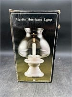 Marble Hurricane Lamp