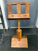 Wood Music Stand   NOT SHIPPABLE