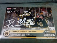 Boston Bruins #88 David Pastrnak and Teammates