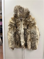 Large real fur coat -no brand