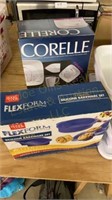 NIB Corelle 16-piece dishes, dish drainer and