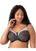 $86(34DDD)Wacoal Women's Retro Chic Underwire Bra