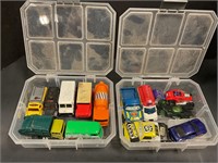 Two Containers of miscellaneous cars