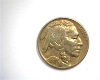 1927-D Nickel About UNC Golden Toning