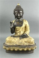 Chinese Bronze Gilt Buddha