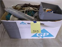 Box full electrical supplies