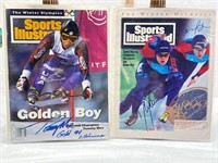 1Signed  Sports Illustrated & 1 cover signed-