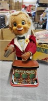 Vintage battery operated metal Bartender