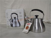 Oxo Brushed Stainless Steel Classic Teakettle;