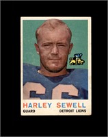 1959 Topps #73 Harley Sewell VG to VG-EX+