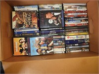 Box of comedy DVD's