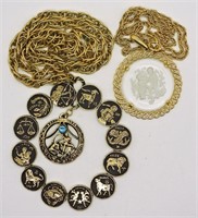 Zodiac Necklace & Gemini Necklace