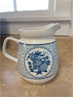 Blue & White PItcher