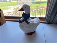 Ceramic Duck Cookie Jar